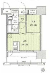 ドゥーエ赤坂の物件間取画像